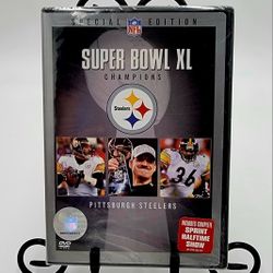 NFL Super Bowl XL Champions - Pittsburgh Steelers DVD Football Documentary NIB