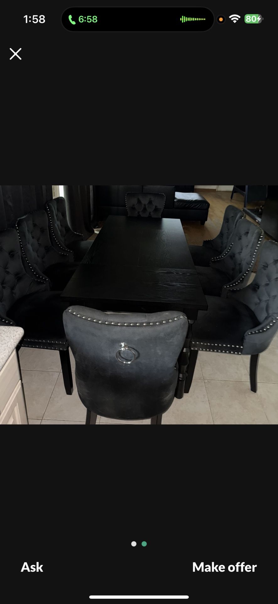 Dining Table And 8 Chairs