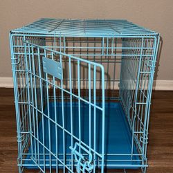 Blue Small Dog Crate 