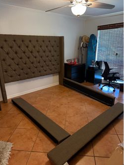 MOVING SALE KING SIZE BED FRAME AND SPRING BOXES