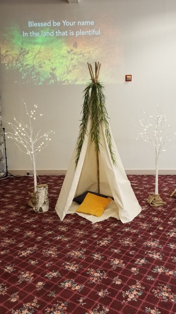 TWO 6 foot canvas teepees with 7 foot poles