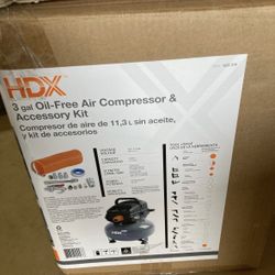Air Compressor w/Accessories -3 Gallon 