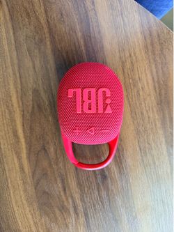 JBL Clip Portable Bluetooth Speaker – Red