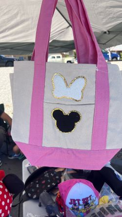Small tote bag- Minnie Mouse badge
