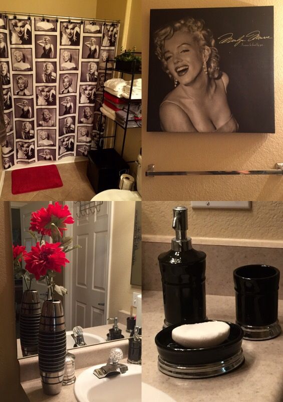 MARILYN MONROE BATHROOM DECOR