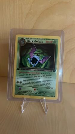 First Edition Dark Golbat - Team Rocket Pokemon Card