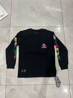 Chrome Hearts Black Long Sleeve Pocket Tee