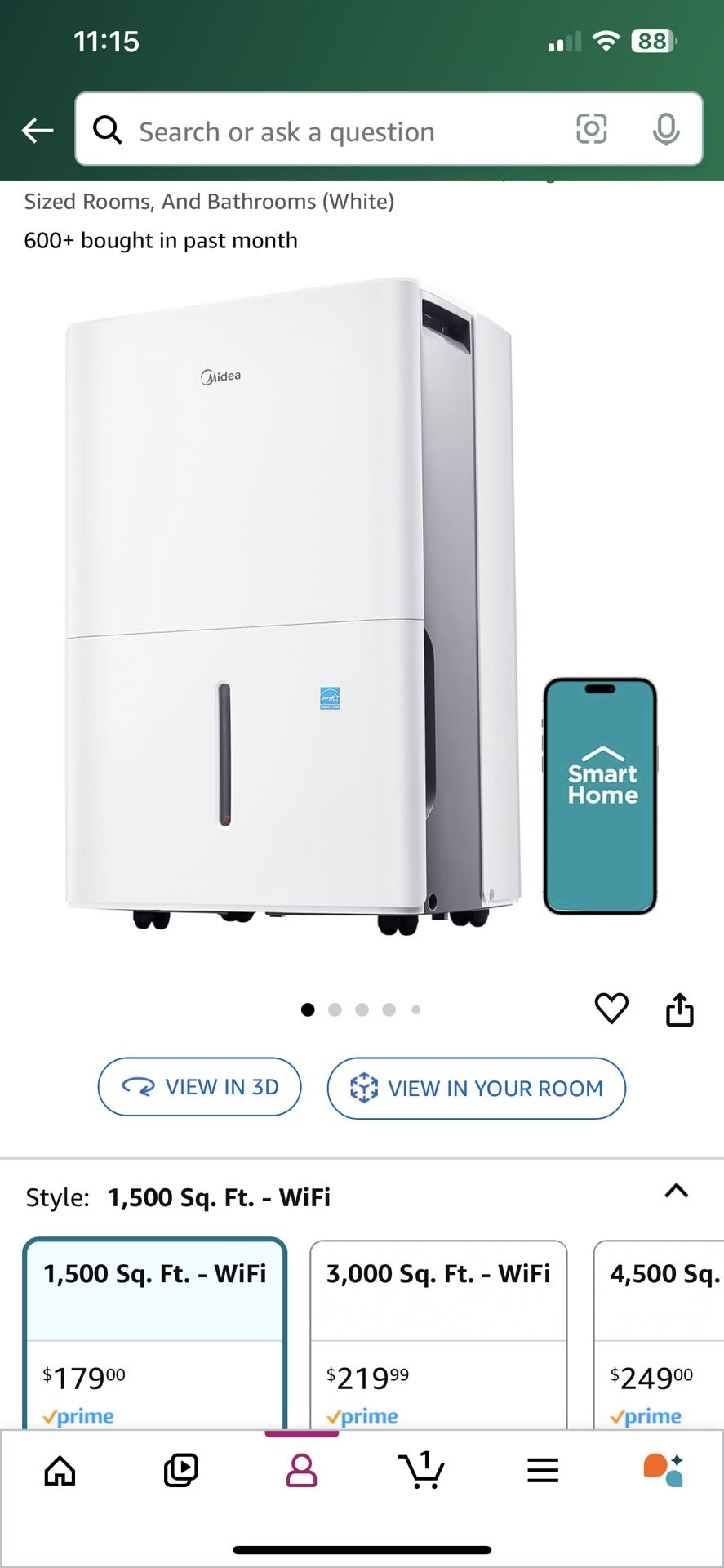 Midea dehumidifier
