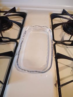 Fancy glass butter dish, or orderves