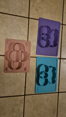 3 Kids silicon plates
