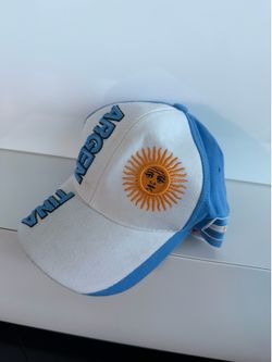 Argentina Cap – Blue/White – Sol de Mayo – World Cup Soccer 2026 Miami – Adjustable