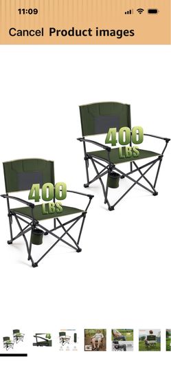2 pack oversized camping chairs