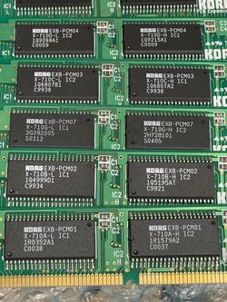 KORG EXB-PCM CARDS 01/02/03/04/05/06/07/08 FOR TRITON CLASSIC