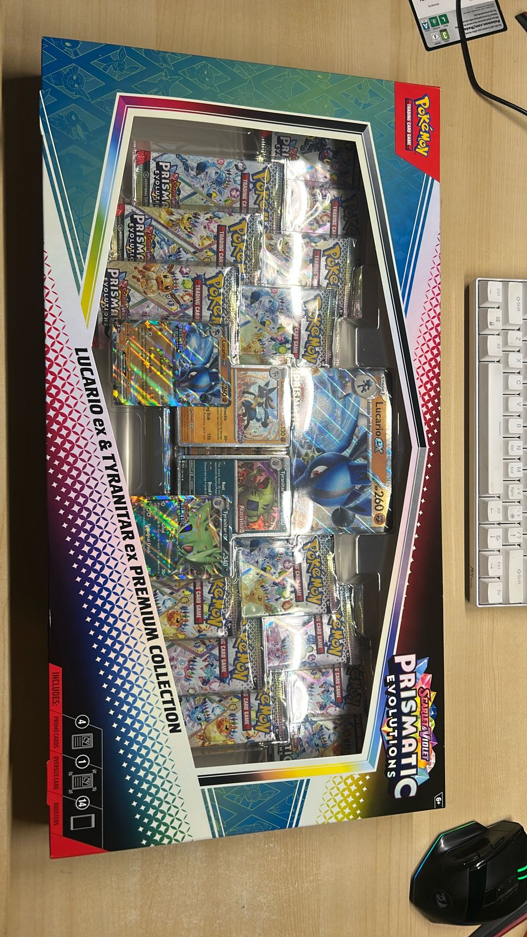 Lucario and Tyranitar Prismatic Premium Collection