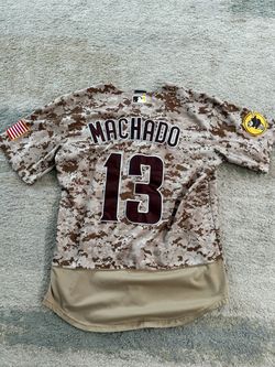 San Diego Padres Machado #13 Camo MLB Jersey Size Medium