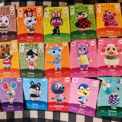  Animal Crossing  New horizon Amiibo Cards 