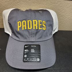 *NEW* Nike MLB San Diego Padres Trucker Hat Cap Size M/L