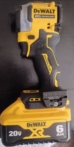 DeWalt 20V Atomic Brushless Impact Driver with 6Ah Battery