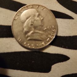 1961 Ben Franklin Half Dollar 