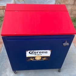 Corona Extra Branded Outdoor Cooler on Wheels