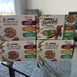 Purina Beneful Prepared Meals For Dogs 4 Cases of 12