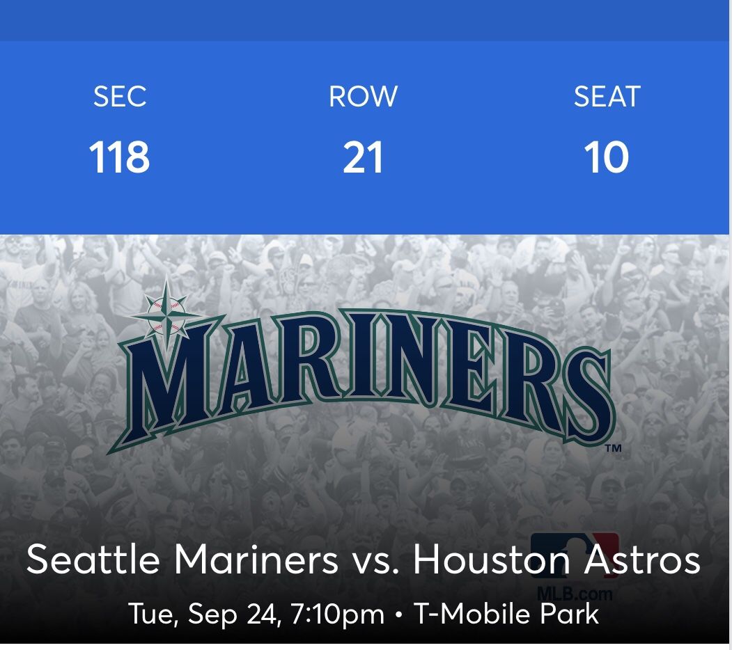 Seattle Mariners vs Houston Astros