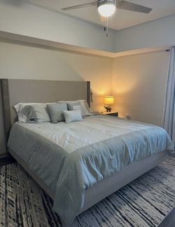 MOVING SALE!! MUST GO ASAP KING Ashley  Anibecca King bedroom set
