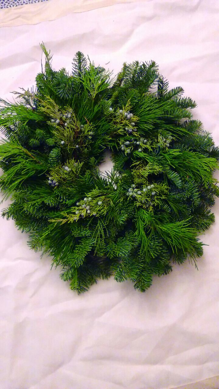 Christmas wreath center piece