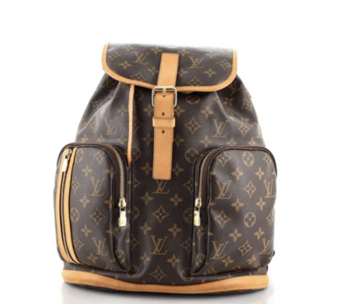 Authentic Louis Vuitton Bosphore Monogram Canvas Backpack