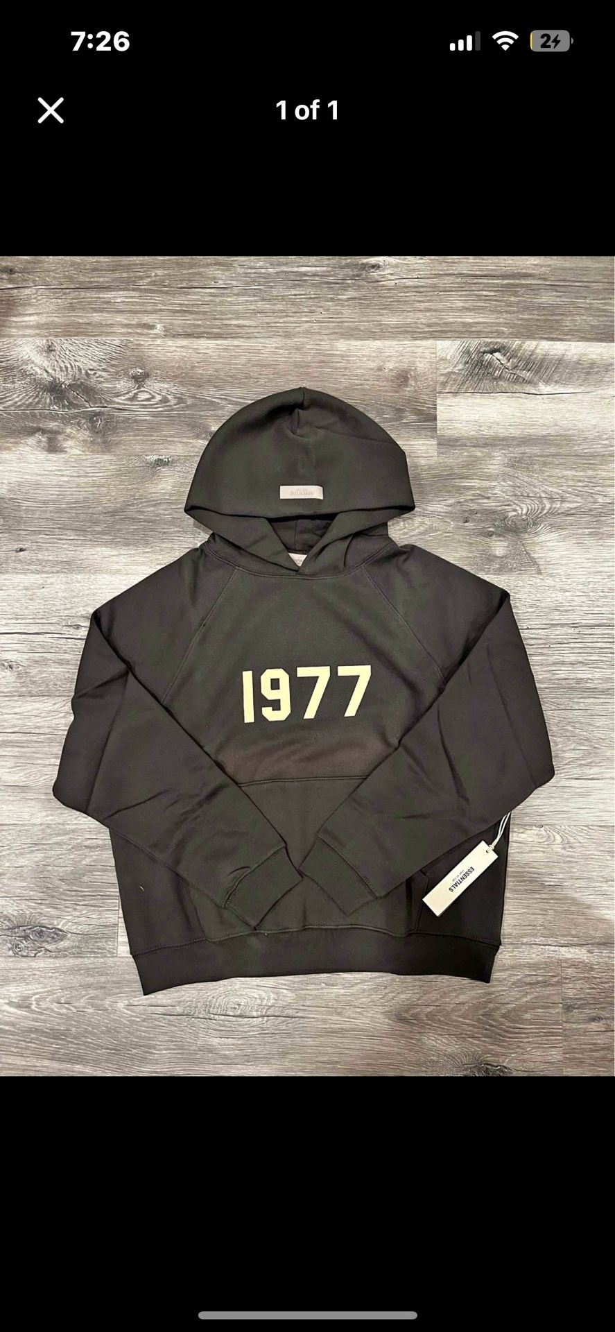 Essentials Hoodie size M