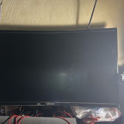 Curved Samsung monitor
