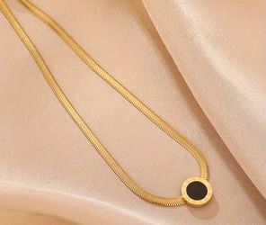 Herringbone Necklace 3 Piece Set Earrings And Ring Included 