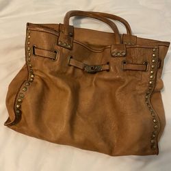 Genuine Leather Purse Bag, Large 