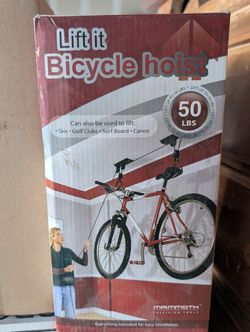 Lift It  Mammoth Bicycle Hoist  50 lbs.