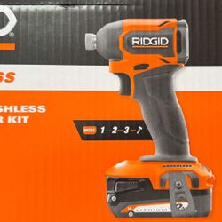 RIDGID 18V SubCompact Brushless Cordless Impact Driver Kit