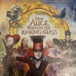 Disney’s ALICE Through The LOOKING GLASS (Blu-Ray + DVD-2016) Johnny Depp!
