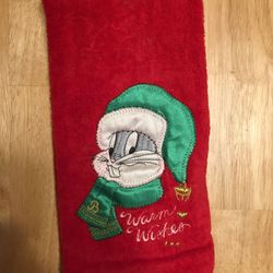 CHRISTMAS Towel! Bugs bunny Christmas towel