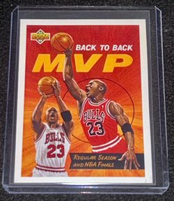 Michael Jordan ART Back To Back MVP 1992-93