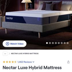 Nectar Sleep Luxe Hybrid Mattress-KING Brand New Never Opened 