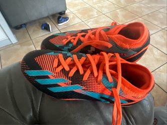 Adidas X Speedportal Messi.2and half FG Soccer Cleats Mens 8 Orange Turquoise GZ5146