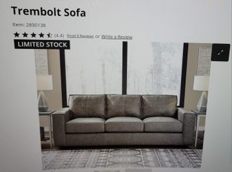 Ashley Furniture Trembolt Sofa Set, Bought $4500,  Mint Cond, Includes Chair, Sofa, Love Seat & Ottoman2, Hardly Used Display Only 