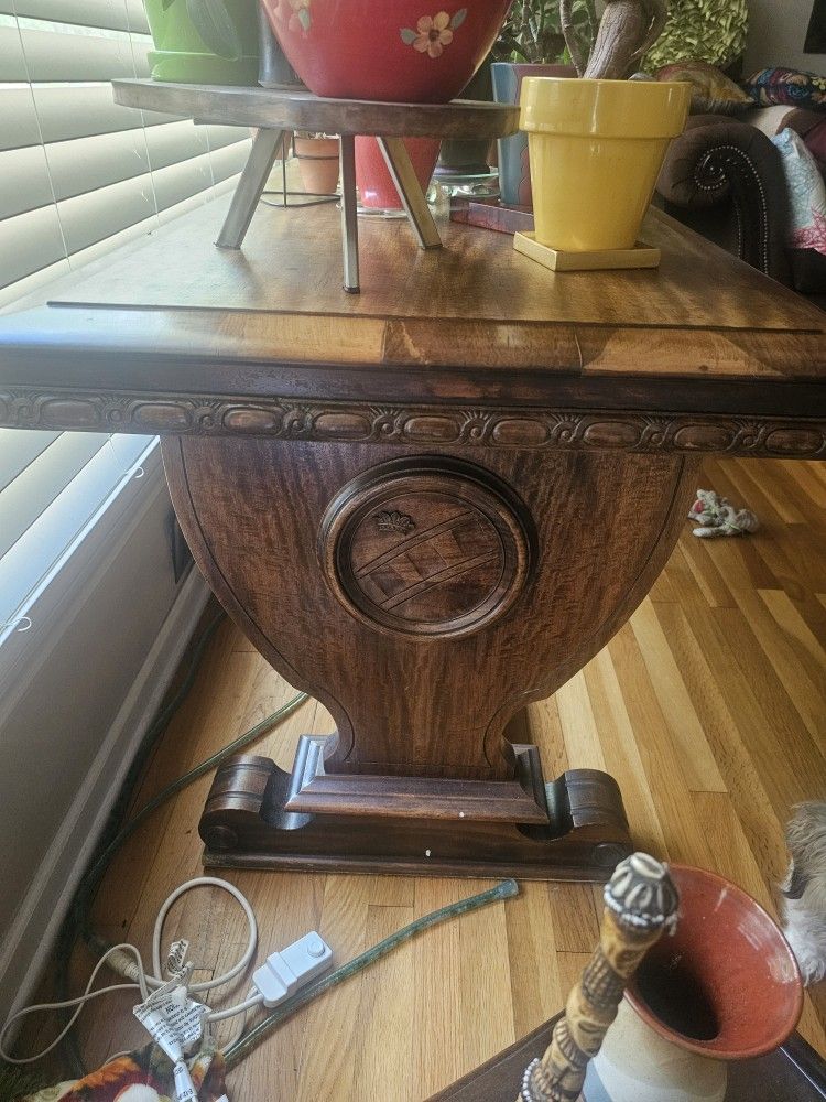 Antique Renaissance Revival Altar Table