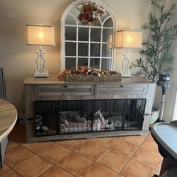 Dog Cage Console Indoor Dog Kennel