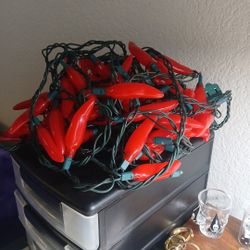 String Of Light Up Chille Peppers