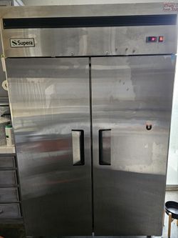 Restaurant Refrigerator 2 Door Stainless Steel