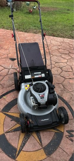 Murray 21 in. 140 cc Briggs and Stratton Walk Behind Gas Push Lawn Mower with Height Adjustment and with Mulch Bag