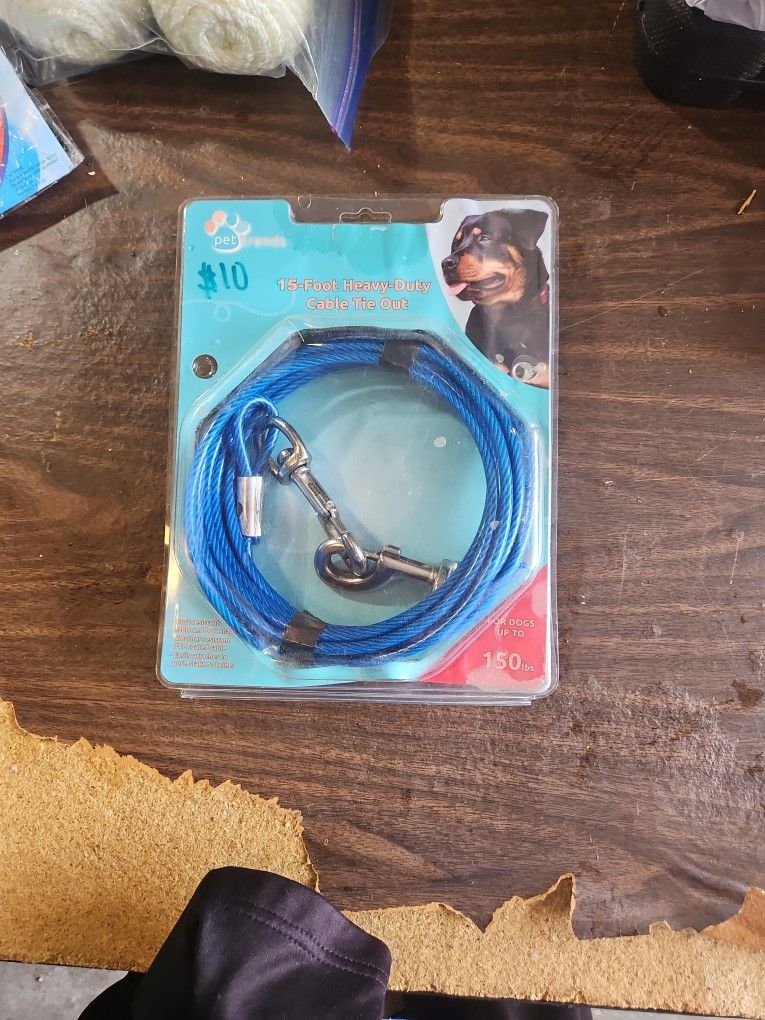 15 Foot Heavy Duty Cable Tie Out