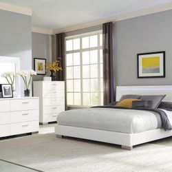 Queen Bedroom Set White 