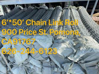 6’ Tall Chain Link Fence Roll