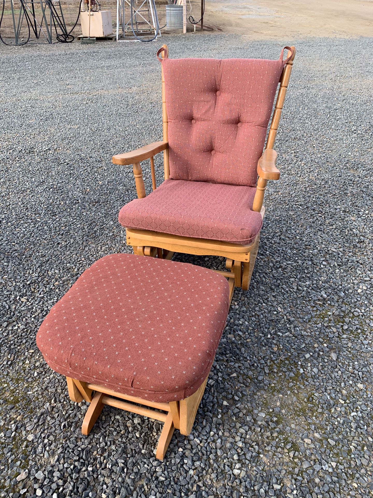 Chair And  Ottoman 